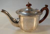 A George V silver bachelor's teapot