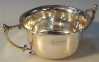 A George V silver sugar bowl