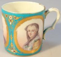 A Sevres design coffee cup