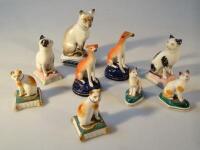 A quantity of 19thC and later Staffordshire figures