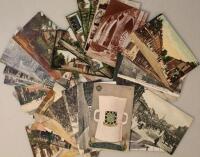 A quantity of early 20thC and later Grantham related postcards