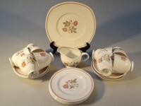 A Wedgwood Susie Cooper design Talisman pattern part tea service