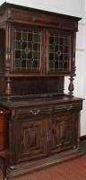 A late 19thC Continental oak cabinet