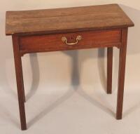 A George III mahogany side table