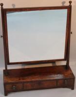 A 19thC table mirror