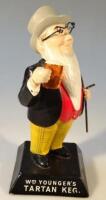 A mid 20thC Wm. Younger's Tartan Keg advertising figure