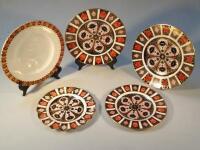 A quantity of Royal Crown Derby Imari pattern plates