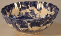 A Meiji period Japanese blue and white bowl