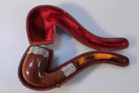 An Edwardian Meerschuam pipe