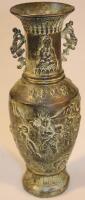 A Chinese Qing style bronze vase