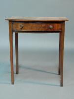 An Edwardian mahogany occasional hall table