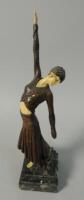 A 20thC Art Deco style figure of a female dancer