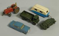 A small collection of playworn die-cast vehicles