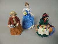 Three Royal Doulton figures