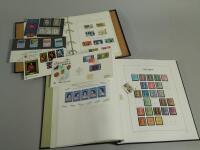 Various albums of stamps