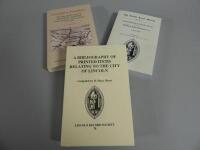 A quantity of books relating to Lincoln & Lincolnshire