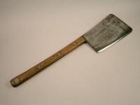 A late 19th/early 20thC large meat cleaver