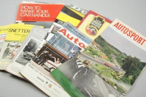 A selection of mid 1960s Motor Racing programmes