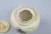 A Royal Worcester blush ivory urn shaped pot pourri vase and cover - 5