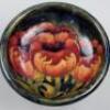 A Moorcroft poppy design comport for Liberty of London - 2