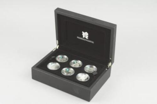 The Royal Mint celebration of Britain UK five pound silver proof collection