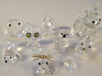 A quantity of Swarovski crystal animals