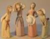 Four Lladro porcelain figurines