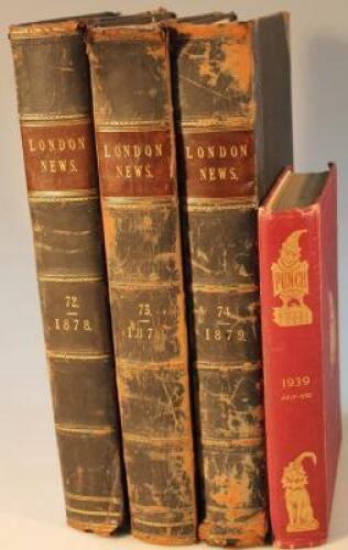 Three editions of Victorian London News