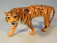 A Beswick figure of a prowling tiger