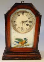 A late 19thC American style mantel clock