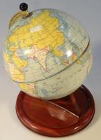 A mid 20thC Chad Valley tin plate globe