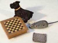 A mid 20thC Schuco clockwork dog