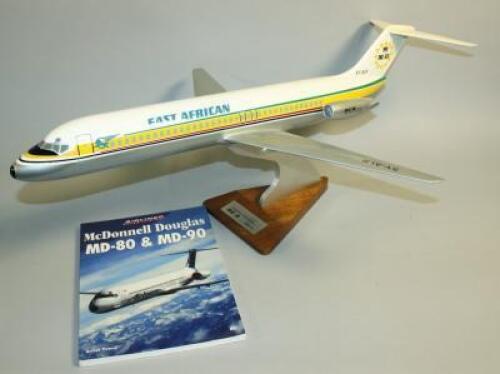 A model of a McDonnell Douglas DC9 aeroplane