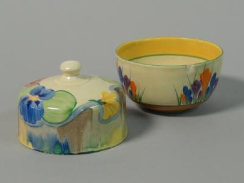 A Wilkinson Clarice Cliff circular Crocus bowl