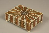 A late 19thC Indian Vizagapatam box