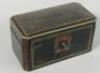 A 19thC Continental ebonised rectangular box
