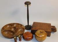 Various items of Eastern treen etc.