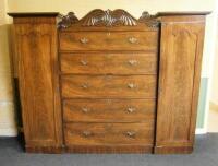 A George IV mahogany wardrobe