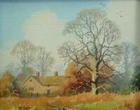 Vincent Selby (1919-2004). Country landscape with farmhouse