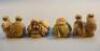 Four various Japanese netsuke - 2