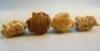 Four various Japanese netsuke - 3