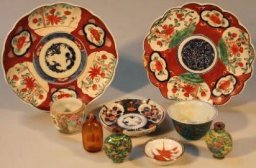 A quantity of 19thC Chinese and Japanese wares