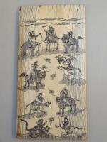 A Meiji period Japanese ivory panel