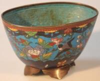 A 19thC Chinese cloisonne bowl