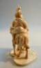 An early 20thC Japanese carved ivory figure group - 3