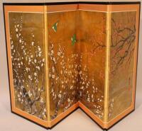 A Japanese lacquer screen