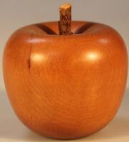 A turned Kauri wood apple