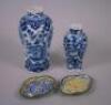 A collection of late 19thC Chinese items