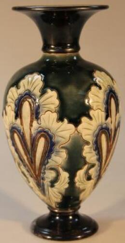 A Doulton Lambeth stoneware baluster vase