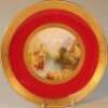 A Mintons cabinet plate painted by James Edwin Dean